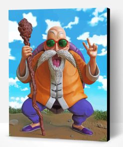 Roshi Dragon Ball Z Paint By Number