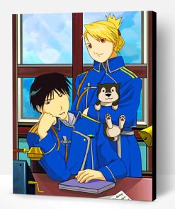 Roy Mustang And Riza Hawkeye Paint By Number