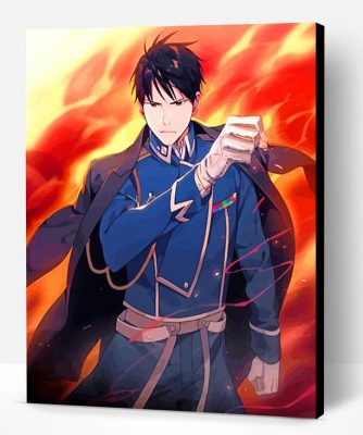 Roy Mustang Character Paint By Number