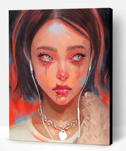 Sad Girl Paint By Number