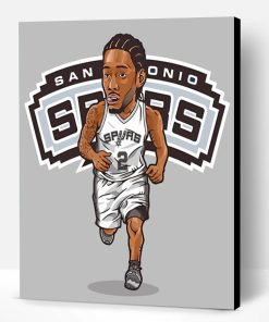 San Antonio Spurs Illustration Paint By Number