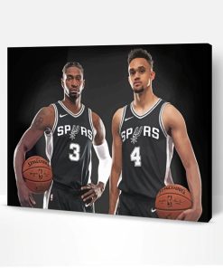 San Antonio Spurs Players Paint By Number