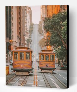 San Francisco Trams Paint By Number