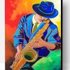 Saxophone Man Paint By Number