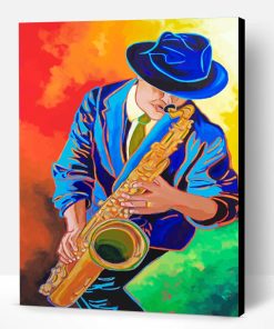 Saxophone Man Paint By Number