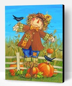 Scarecrow In Farm Paint By Number