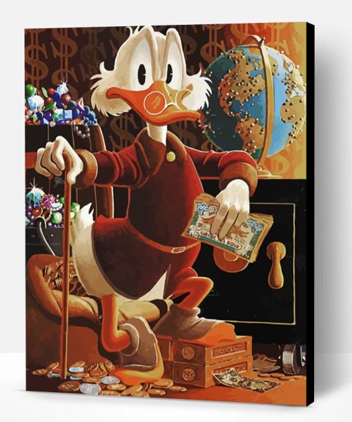 Scrooge Mcduck Animation Paint By Number