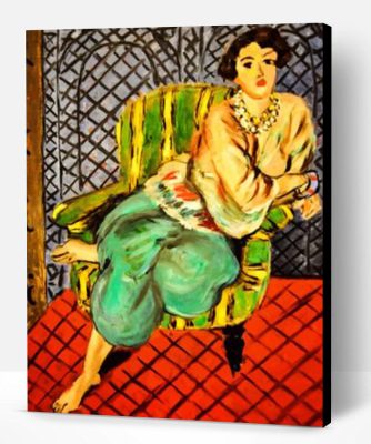 Seated Odalisque Paint By Numbers