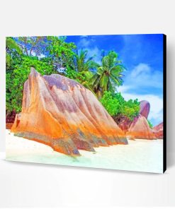 Seychelles Shores In Beach Paint By Number