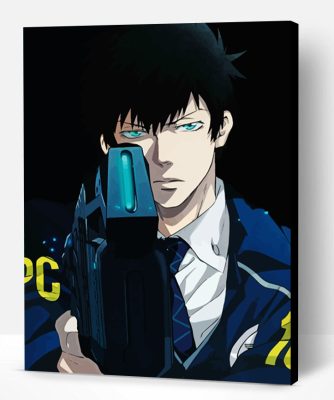 Shinya Kogami Policeman Paint By Number