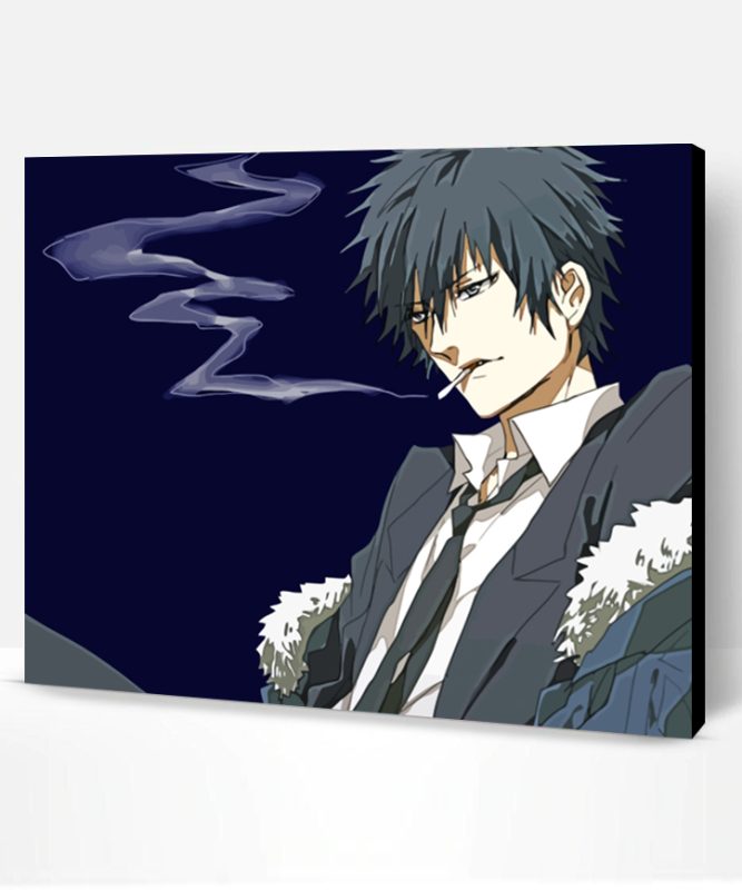 Shinya Kogami Smoking Paint By Number