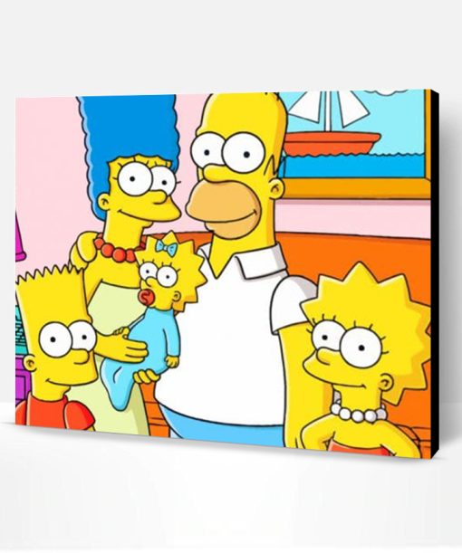 The Simpsons Family Paint By Number