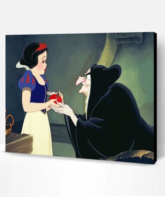 Snow White And The Evil Queen Paint By Number