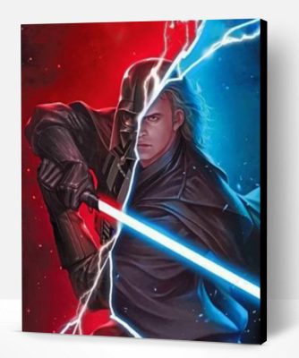 Star Wars Anakin Skywalker Paint By Number