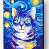 Starry Night Cat Paint By Number