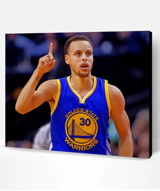 Stephen Curry Golden State Warriors Paint By Number