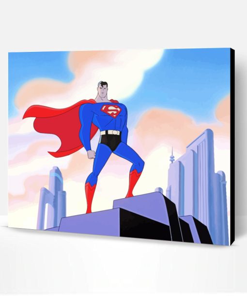 Superman Hero Paint By Number