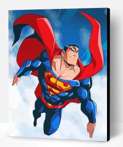 Superman Superhero Paint By Number