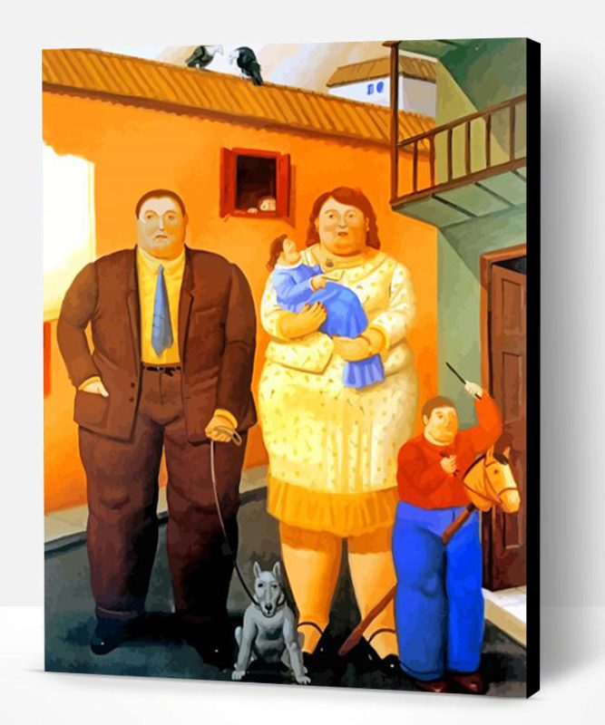 The Fat Family Paint By Number