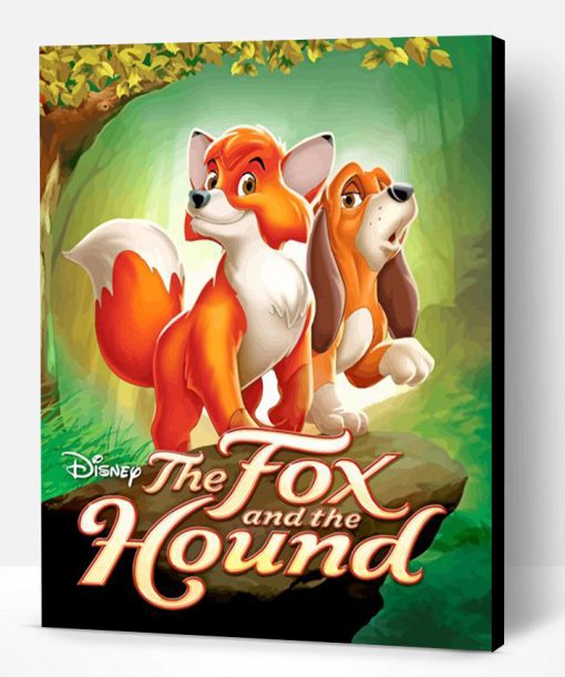 The Fox And The Hound Animation Paint By Number