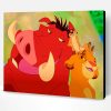 The Lion King Timon And Pumbaa Paint By Number