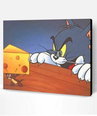 Tom And Jerry Cartoon Paint By Number