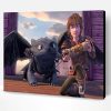 Toothless And Hiccup Horrendous Haddock Paint By Number