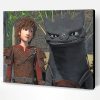Toothless Dragon And Hiccup Paint By Number