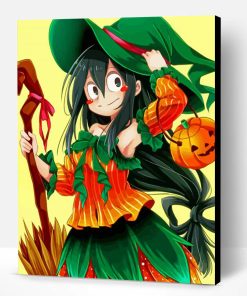 Tsuyu Asui Halloween Paint By Number