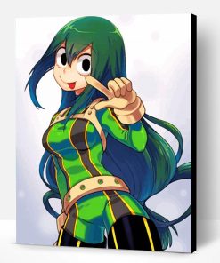 Tsuyu Asui My Hero Academia Paint By Number