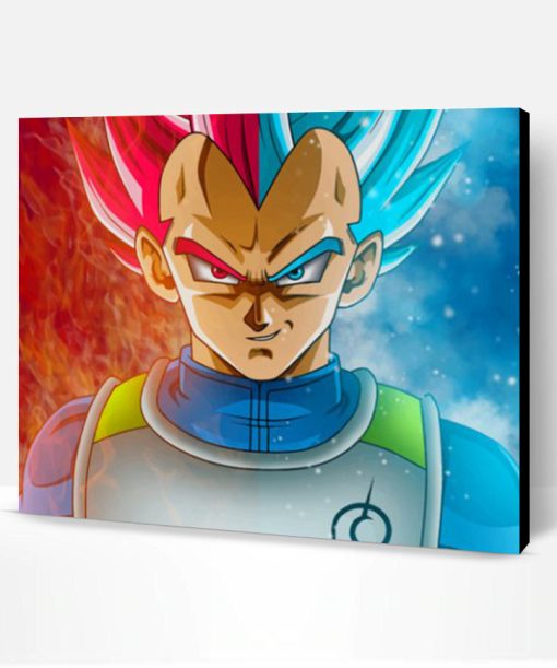 Vegeta Dragon Ball Paint By Number