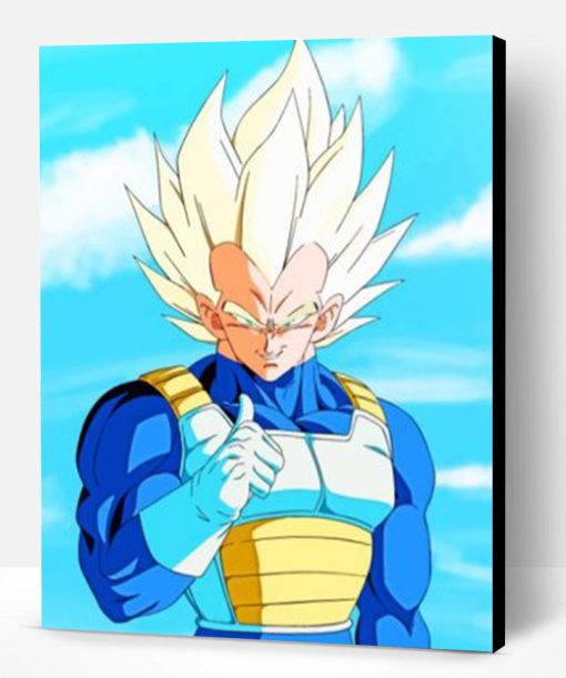 Vegeta Dragon Ball Paint By Number