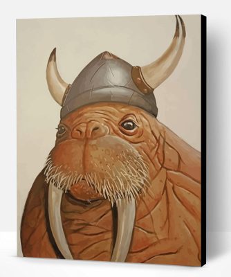 Walrus Viking Paint By Number