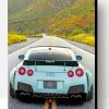White Nissan GTR Paint By Number