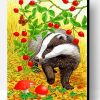 Wild Badger Animal Paint By Number