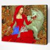 Red Riding Hood And The Wolf Paint By Number
