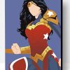 Wonder Woman Illustration Paint By Number