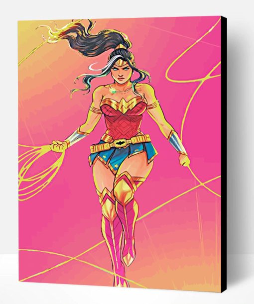 Wonder Woman Paint By Number