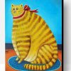 Yellow Fat Cat Paint By Number