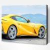 Yellow Ferrari 812 Paint By Number