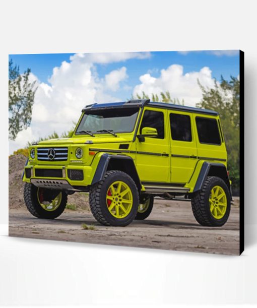 Green Mercedes Benz G Class Paint By Number