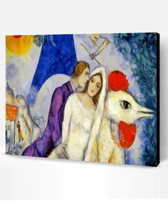 Abstract Couple Marc Chagall Paint By Number