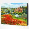 Abstract Tuscan Scene Paint By Number