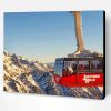 Aerial Tram Grand Teton Paint By Number
