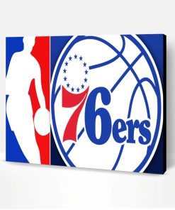 Aesthetic Philadelphia 76ers Paint By Number