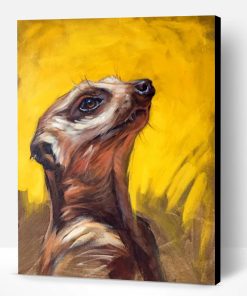 Aesthetic Abstract Meerkat Paint By Number