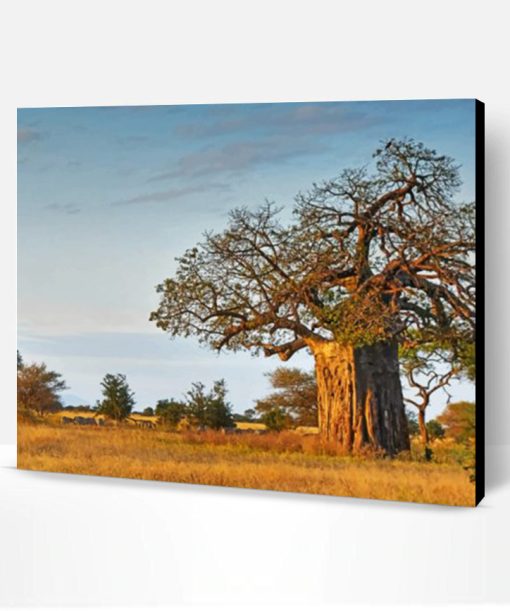 Aesthetic Baobab Tree Paint By Number