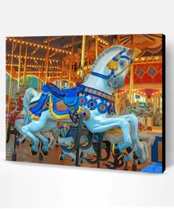 Aesthetic Carousel Horse Paint By Number