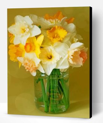 Aesthetic Daffodils Flowers Paint By Number