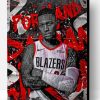 Lillard Damian Basketball Player Paint By Number